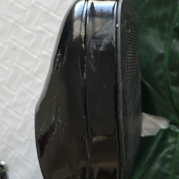 Madden Girl Black Patent Leather Block Heel Platform Mary Jane Shoes - Picture 12 of 16